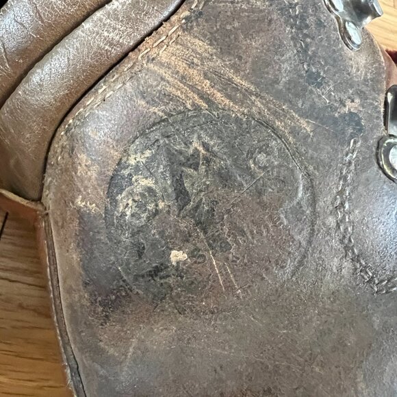 PMS Stellina Brown Leather Mountaineering Hiking Italian Boots - Men's 6.5 - Picture 11 of 12